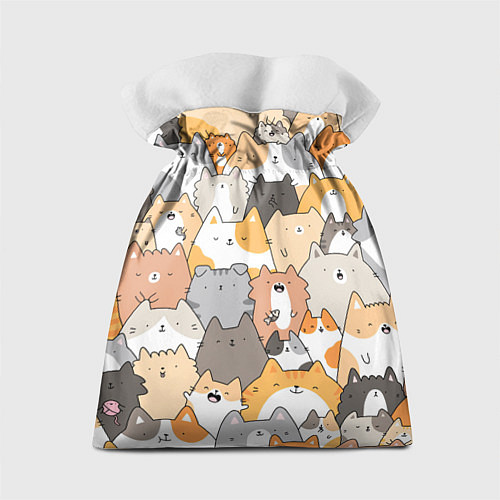 Подарочный мешок Кошачья стая / 3D-принт – фото 2