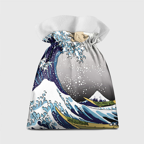 Подарочный мешок The great wave off kanagawa / 3D-принт – фото 2