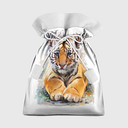 Мешок для подарков Tiger Art, цвет: 3D-принт