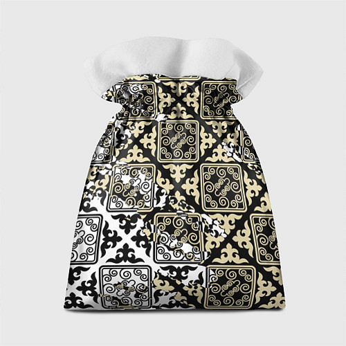Подарочный мешок Киргизия - национальный орнамент / 3D-принт – фото 2