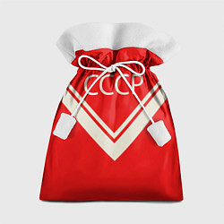 Мешок для подарков СССР хоккейная форма, цвет: 3D-принт
