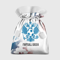Мешок для подарков FOOTBALL RUSSIA Футбол, цвет: 3D-принт