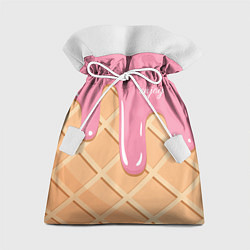 Мешок для подарков Мороженое Рожок, цвет: 3D-принт