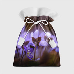 Мешок для подарков Хрупкий цветок фиалка, цвет: 3D-принт