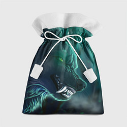 Мешок для подарков ВОЛЧИЙ ОСКАЛ, цвет: 3D-принт