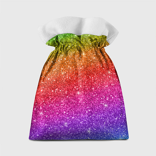 Подарочный мешок Manizha Радужные блестки / 3D-принт – фото 2