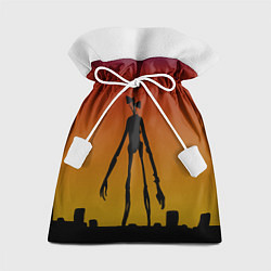 Мешок для подарков СИРЕНОГОЛОВЫЙ МОНСТР, цвет: 3D-принт