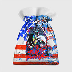 Мешок для подарков Daft Punk american dream, цвет: 3D-принт