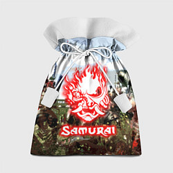Мешок для подарков SAMURAI CYBERPUNK, цвет: 3D-принт