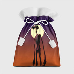 Мешок для подарков Сиреноголовый Хоррор Закат, цвет: 3D-принт