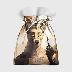 Мешок для подарков Furry jackal, цвет: 3D-принт