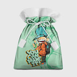 Мешок для подарков Люблю граффити, цвет: 3D-принт