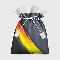 Мешок для подарков Gray Yellow Style, цвет: 3D-принт