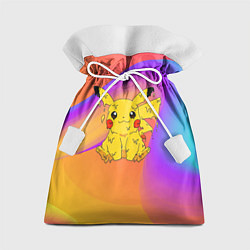 Мешок для подарков Пикачу капелька, цвет: 3D-принт