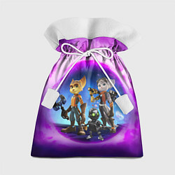 Мешок для подарков Ratchet & Clank 2 Rift Apart, цвет: 3D-принт