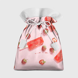 Мешок для подарков Мороженое и клубника, цвет: 3D-принт