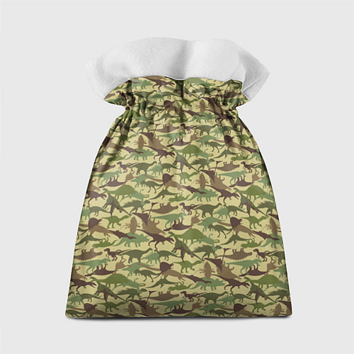Подарочный мешок Динозавры камуфляж / 3D-принт – фото 2