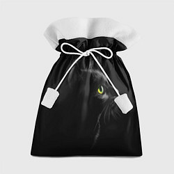 Мешок для подарков Черный кот, цвет: 3D-принт