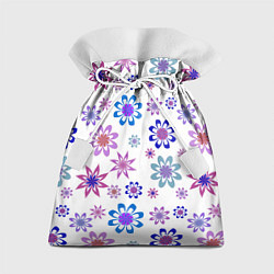 Мешок для подарков Паттерн цветы, цвет: 3D-принт