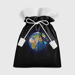 Мешок для подарков Разрушение земли!, цвет: 3D-принт