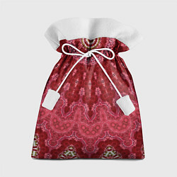 Мешок для подарков Красно-розовый калейдоскоп, цвет: 3D-принт