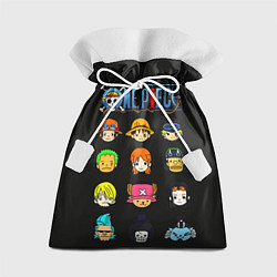 Мешок для подарков Ван пис все герои чиби, цвет: 3D-принт