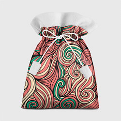 Мешок для подарков Алые листья, цвет: 3D-принт