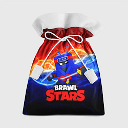Мешок для подарков ЭШ НИНДЗЯ Ash Brawl Stars, цвет: 3D-принт