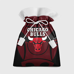 Мешок для подарков CHICAGO BULLS ЧИКАГО БУЛЛС НА ФОНЕ, цвет: 3D-принт
