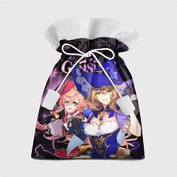 Мешок для подарков Янь Фэй и Лиза, Genshin Impact, цвет: 3D-принт