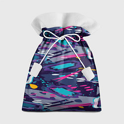 Мешок для подарков Космический абстрактный паттерн, цвет: 3D-принт