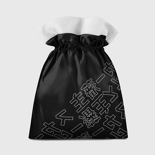 Подарочный мешок SCARLXRD JAPAN STYLE ИЕРОГЛИФЫ / 3D-принт – фото 2