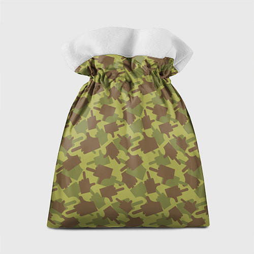 Подарочный мешок FUCK камуфляж / 3D-принт – фото 2