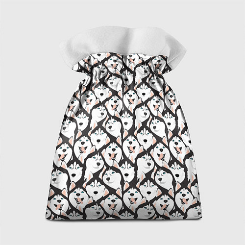 Подарочный мешок Сибирский Хаски Husky / 3D-принт – фото 2
