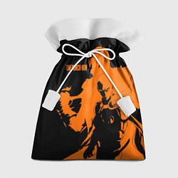 Мешок для подарков Сайтама образ в силуэте One Punch-Man, цвет: 3D-принт