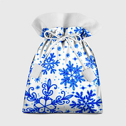 Мешок для подарков Белая Зима, цвет: 3D-принт