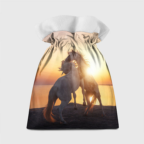 Подарочный мешок Лошади на закате / 3D-принт – фото 2