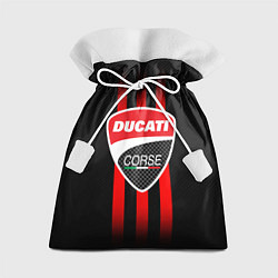 Мешок для подарков DUCATI CARBON LOGO ITALY CONCERN, цвет: 3D-принт