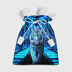 Мешок для подарков Крадущийся тигр, цвет: 3D-принт