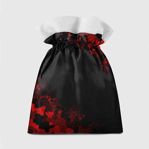 Подарочный мешок TOYOTA MILITARY PIXEL BLACK RED / 3D-принт – фото 2