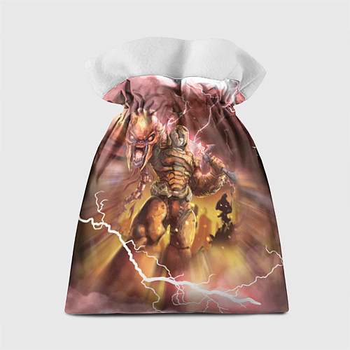 Подарочный мешок Брутальный DoomGay Hell rock / 3D-принт – фото 2
