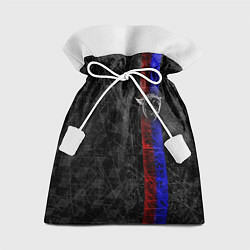 Мешок для подарков ЦСКА Москва black theme, цвет: 3D-принт