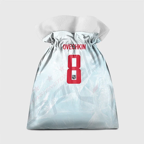 Подарочный мешок Washington Capitals Ovi8 Ice theme / 3D-принт – фото 2