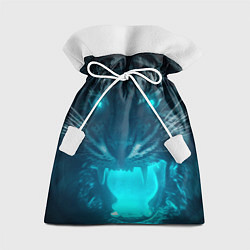 Мешок для подарков Неоновый водяной тигр 2022, цвет: 3D-принт