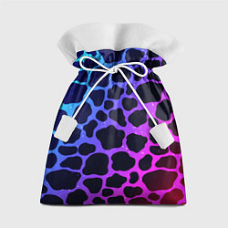 Мешок для подарков Разноцветная корова, цвет: 3D-принт