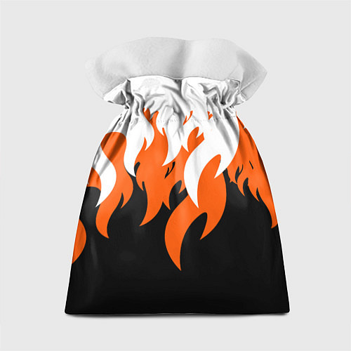 Подарочный мешок Оранжевый Огонь / 3D-принт – фото 2