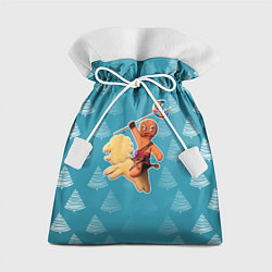 Мешок для подарков Шрек: Пряник на коне, цвет: 3D-принт