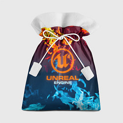 Мешок для подарков Unreal Огонь, цвет: 3D-принт