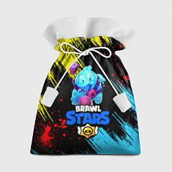 Мешок для подарков BRAWL STARS БЕГУЩИЙ SQUEAK, цвет: 3D-принт