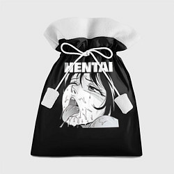 Мешок для подарков HENTAI девочка ahegao, цвет: 3D-принт